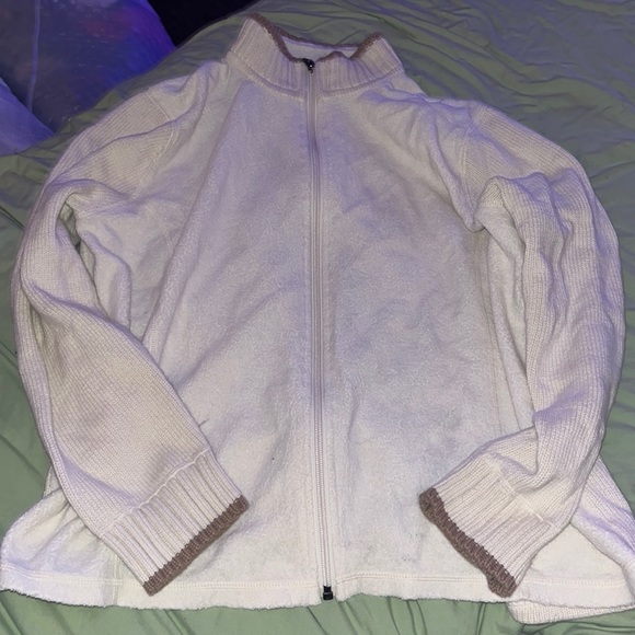 Cream zip up - Picture 1 of 2
